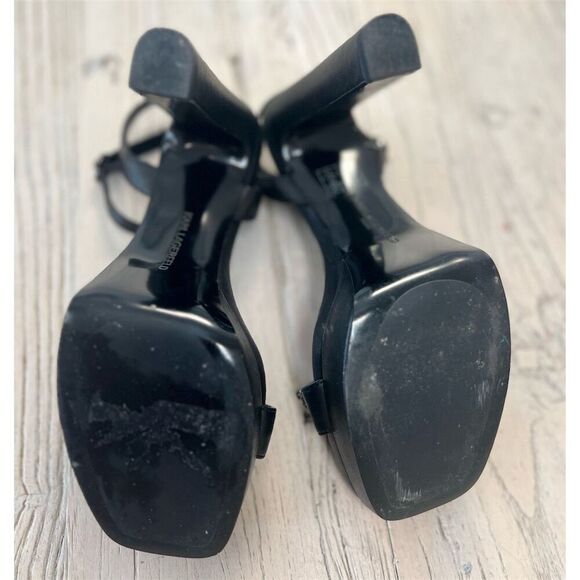 Karl Lagerfeld Jala Jewel Platform Heels  Ankle-Strap Sandals Black Size 8 - Picture 11 of 14